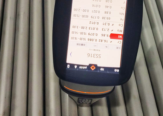 দিন 174 স্টেইনলেস স্টীল বিজোড় পাইপ উপাদান 304 304L 310 321 316 316L